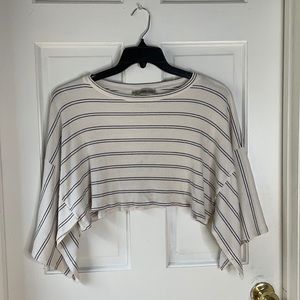 Striped Cropped Sweater